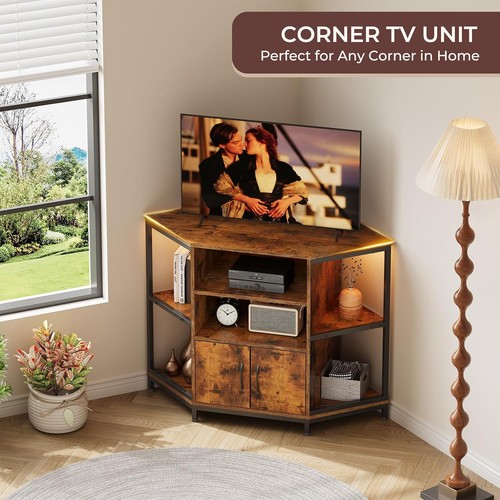 Corner cabinet with - with, led
