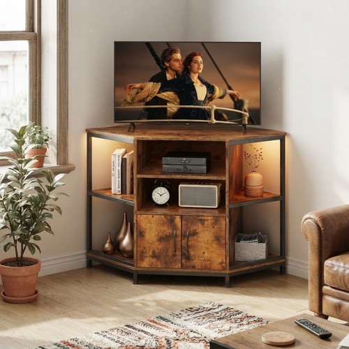 Rustic design corner unit - design, tv