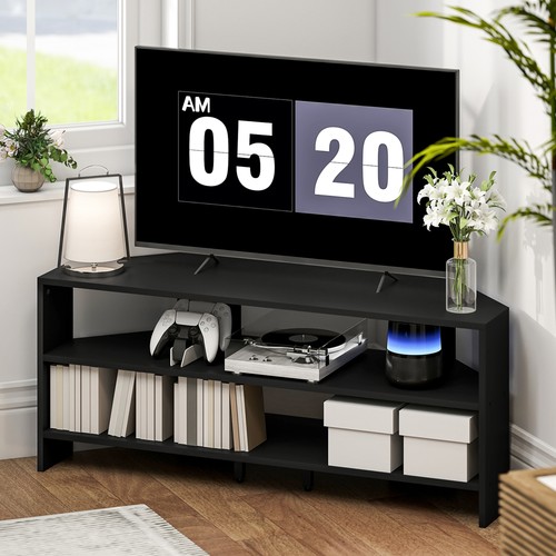 Homcom corner stand tv - stand,,