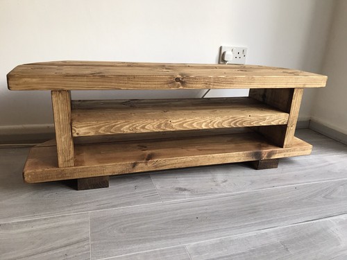 Corner rustic pine unit - corner,