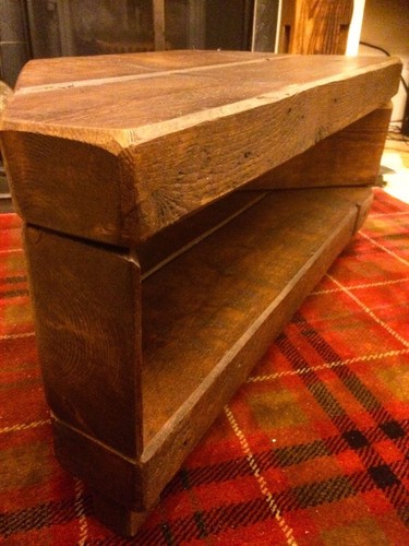 Corner rustic pine unit - corner, tv