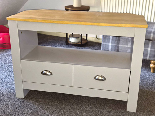 3pc grey light tv corner - tv,