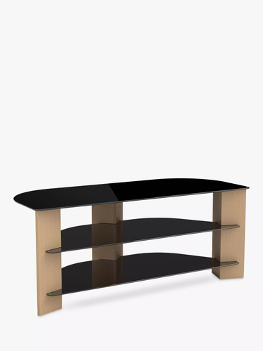 Corner stand oak black - stand, oak/black
