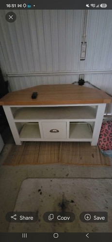 Cotswold oak topped corner - oak, tv